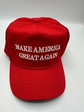 Official Make America Great Again Trump Cali Fame Red Snapback Hat Cap