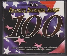 100 Favorite Patriotic Songs Set of 4 CDs Factory Sealed