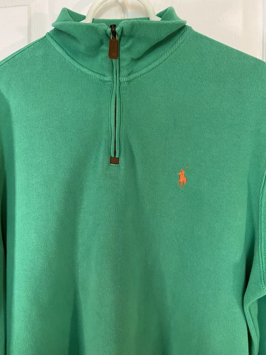 Ralph lauren zip neck deals sweater