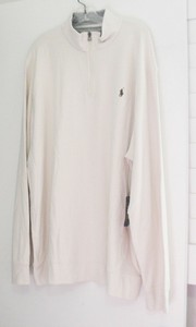 cream ralph lauren quarter zip