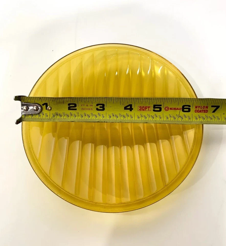 Par (2) lentes de vidrio antiniebla ámbar para Chevy 1936-38 Foto 4 de 4