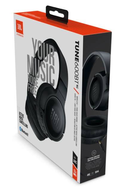 JBL Tune 600BTNC Wireless Bluetooth Active Noise Canceling ...