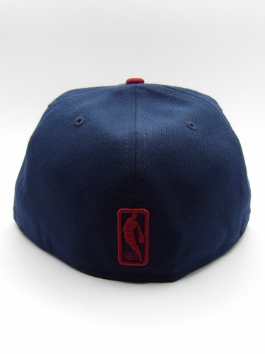 New Era 59Fifty Cleveland Cavaliers Blue Red Cap Fitted Size 7 1/2 - Picture 4 of 9
