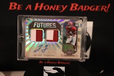 2020 Panini Legacy - Futures Dual Patch Autographs Jerry Jeudy #FD-JJ Silver /75