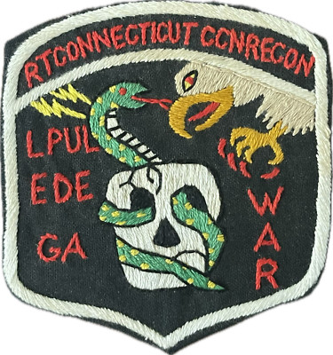 POST WAR 1980's VINTAGE MAC V SOG CCN RECON TEAM CONNECTICUT PATCH (1229)
