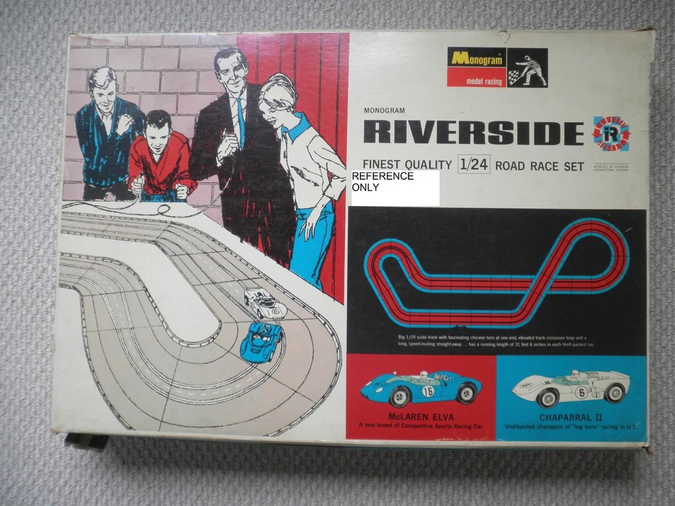 Antigua tarjeta de garantía monograma SLOT CAR del SET + inspección + hoja de instrucciones Foto 2 de 3