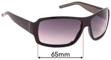 SFx Replacement Sunglass Lenses Fits Gucci Gg1012/s - 65mm Wide