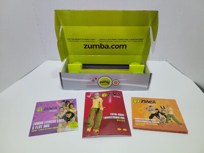 Zumba Fitness Join The Party Total-Body Transformation System Set w/4 DVDs