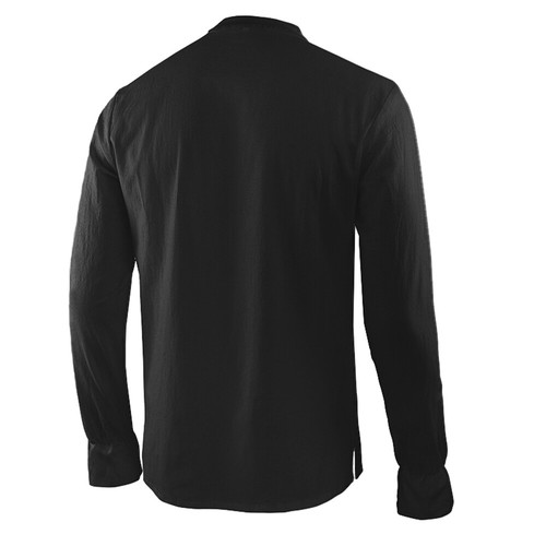 Herren Piraten Schnür T-Shirt Tops Langarm Top Shirt mittelalterlich viktorianisch schmal - Bild 10 von 14