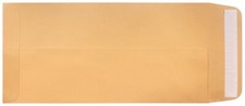 License Plate Envelopes - Blank Self Seal Brown Kraft Package Of 100