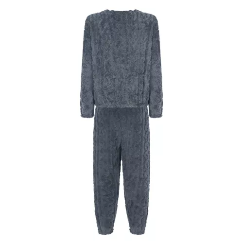 Womens Pajamas Set New Year Sleepwear Solid Color Homewear Elastic Waistband - Picture 57 of 79