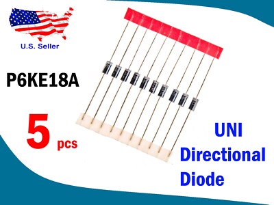 P6KE6.8A/CA - P6KE400A/CA UNI or BI-directional Diode (5, 10 pcs)