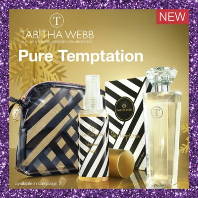 AVON Tabitha Webb Cosmetics Bag Black 