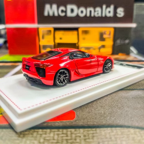 LEXUS LFA RED HOOD OPENS 1/64 DIECAST CAR MODEL BY MODEL 1 FOCAL HORIZON FH - Picture 4 of 9