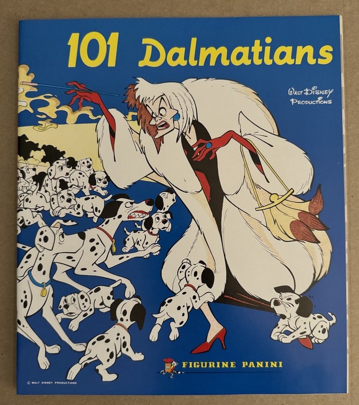 PANINI DISNEYS 101 Dalmatians EMPTY STICKER ALBUM BOOK 