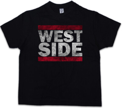 WEST SIDE Kinder Jungen T-Shirt Run Fun DMC East Coast USA United States Band
