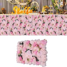 12pcs Artificial Flower Wall Panel Wedding Party Flower Wall Stage Background