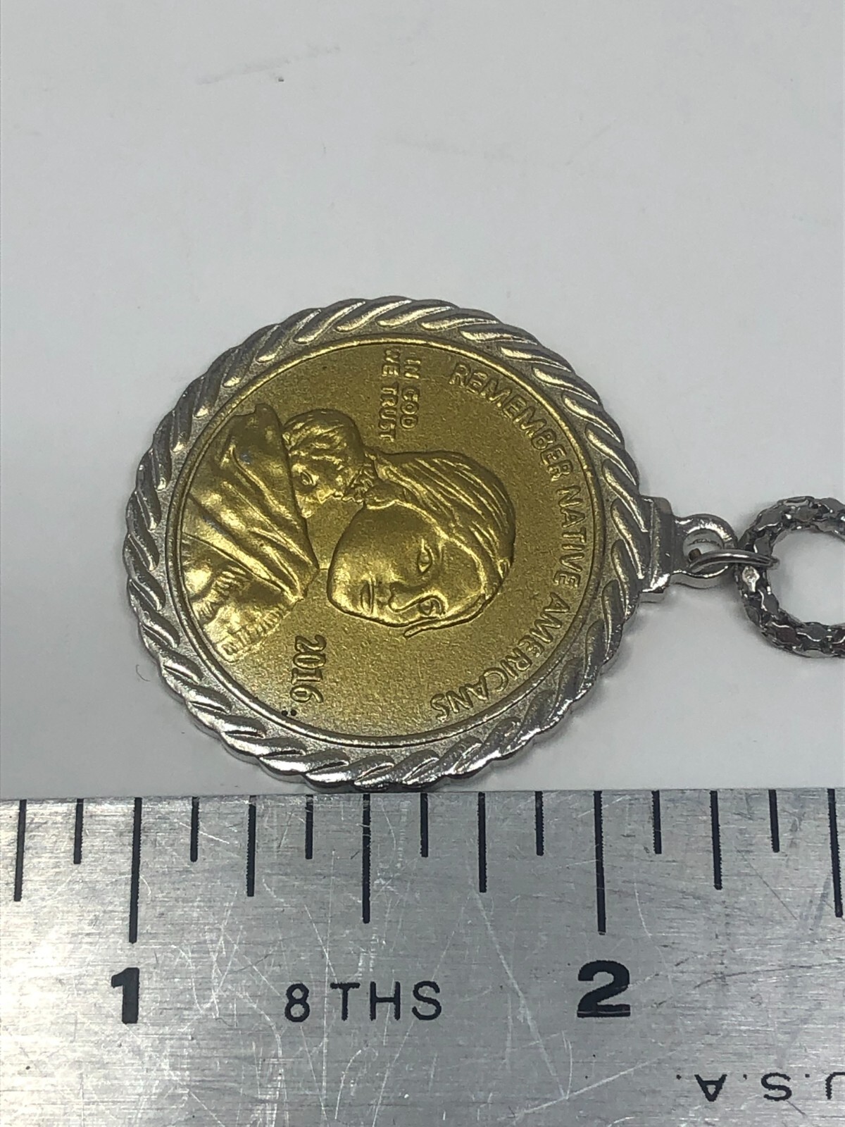 2016 Native American Code Talkers Gold-Toned Saca… - image 7