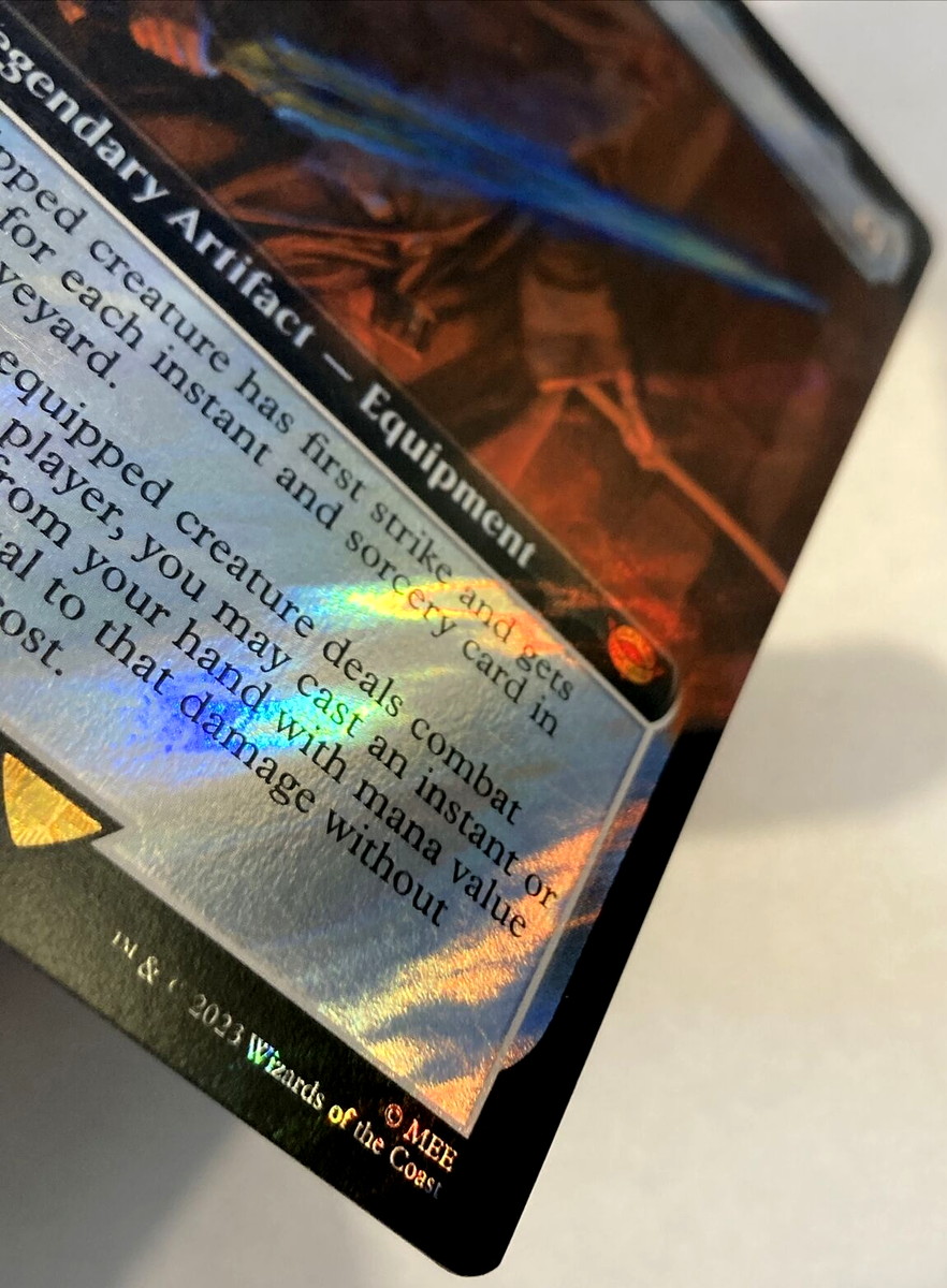MTG Glamdring EXTENDED ART SURGE FOIL Lord of the Rings 0787 NM | eBay