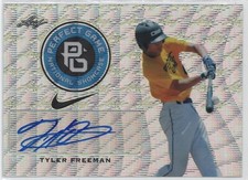 Tyler Freeman #1/1 SSP 2016 Gold RC Auto P G Cleveland Guardians actived