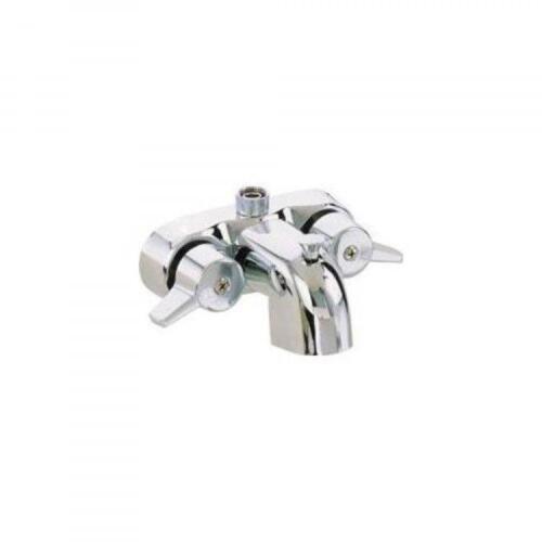 Heavy Duty 3 3/8" Centers Chrome Plated Diverter Clawfoot Tub Faucet, New - Picture 1 of 1