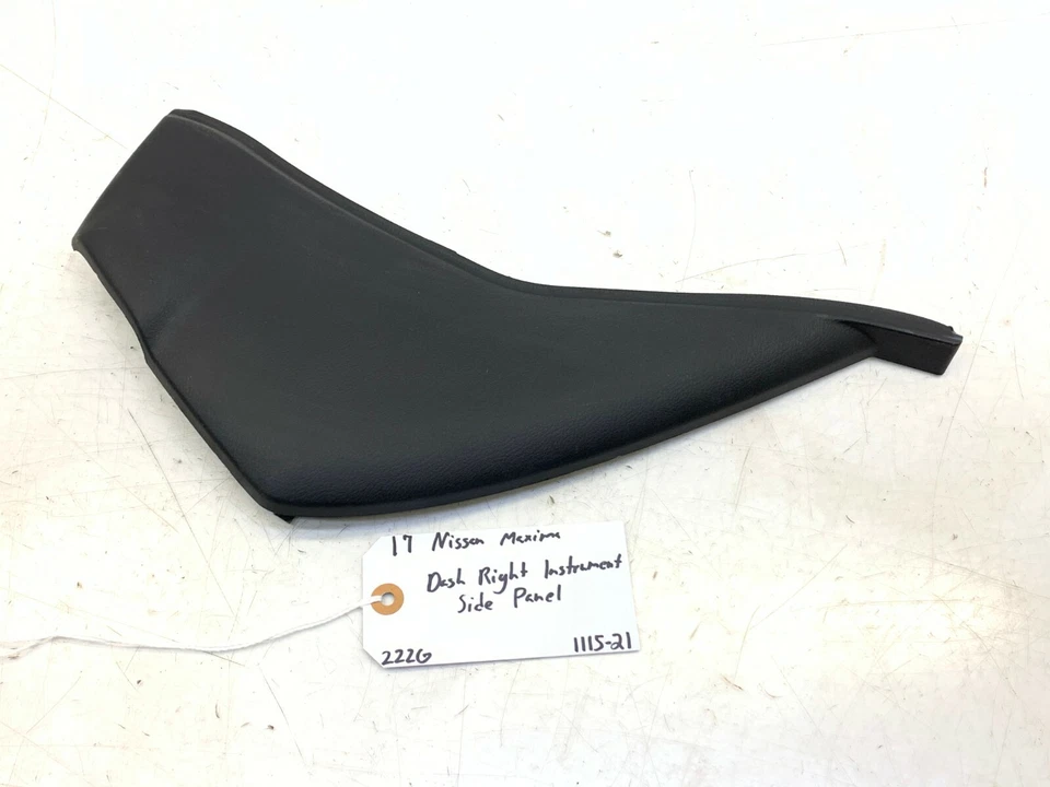 16 17 18 NISSAN MAXIMA TABLERO DERECHO INSTRUMENTO PANEL LATERAL OEM 68420-4RA0A Foto 2 de 4