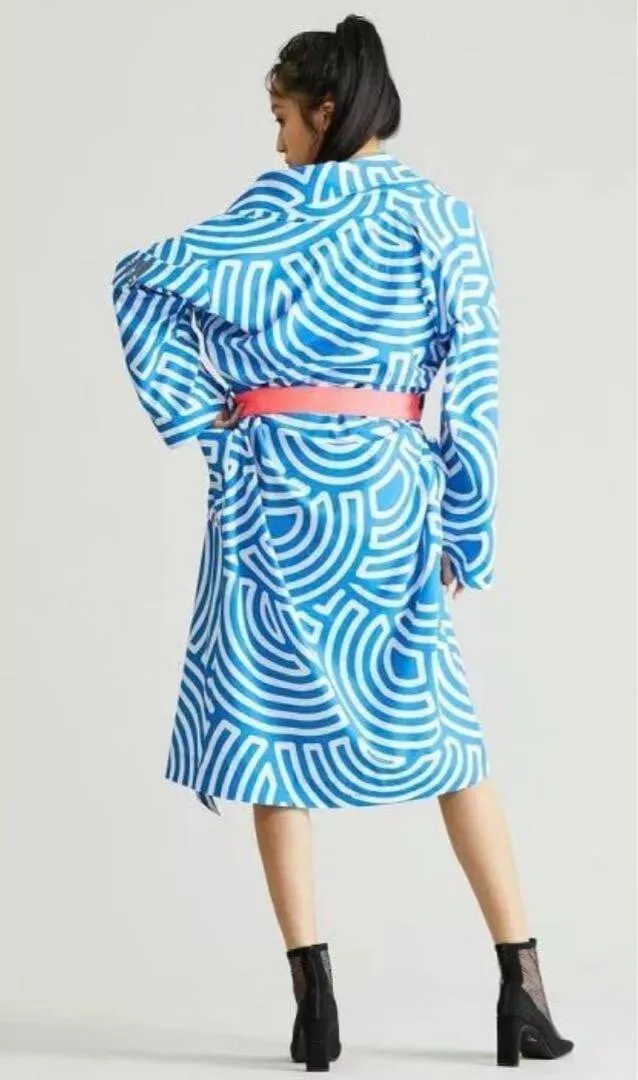 adidas Tokyo Pack Yukata Jacket Kimono HIROKO TAKAHASHI Blue Jacket M Size