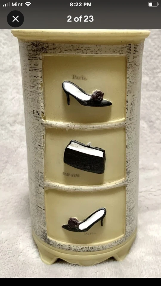 Juego de baño Vogue Couture. Jabonera y cristal de enjuague resina, otros 3 de madera Foto 2 de 4