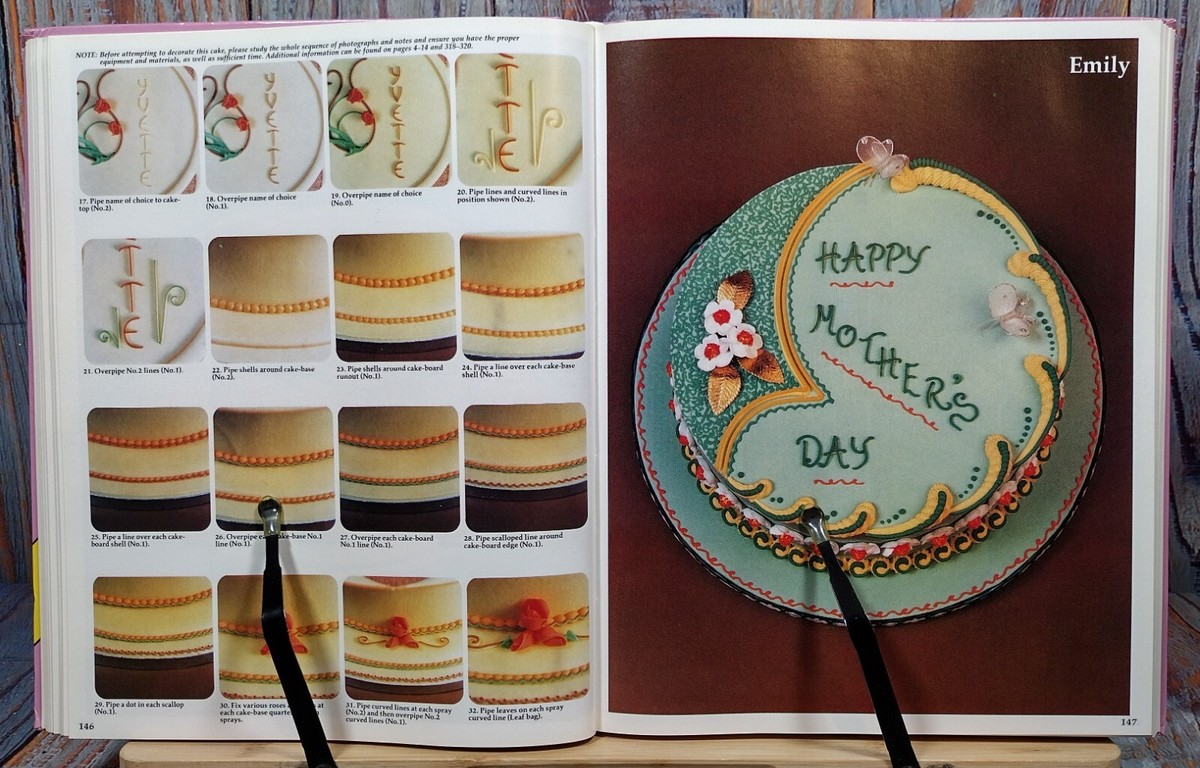 【サイン入り】101 Cake Designs by Mary Ford Mary Ford's Cake Designs Book: 1984 First Edition Illustrated