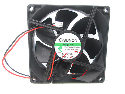 Ventilateur De Refroidissement RUNDA RS9225B12VH-A - 92x92x25 Mm, 12V DC, 0.44A, Connecteur 2 Broches