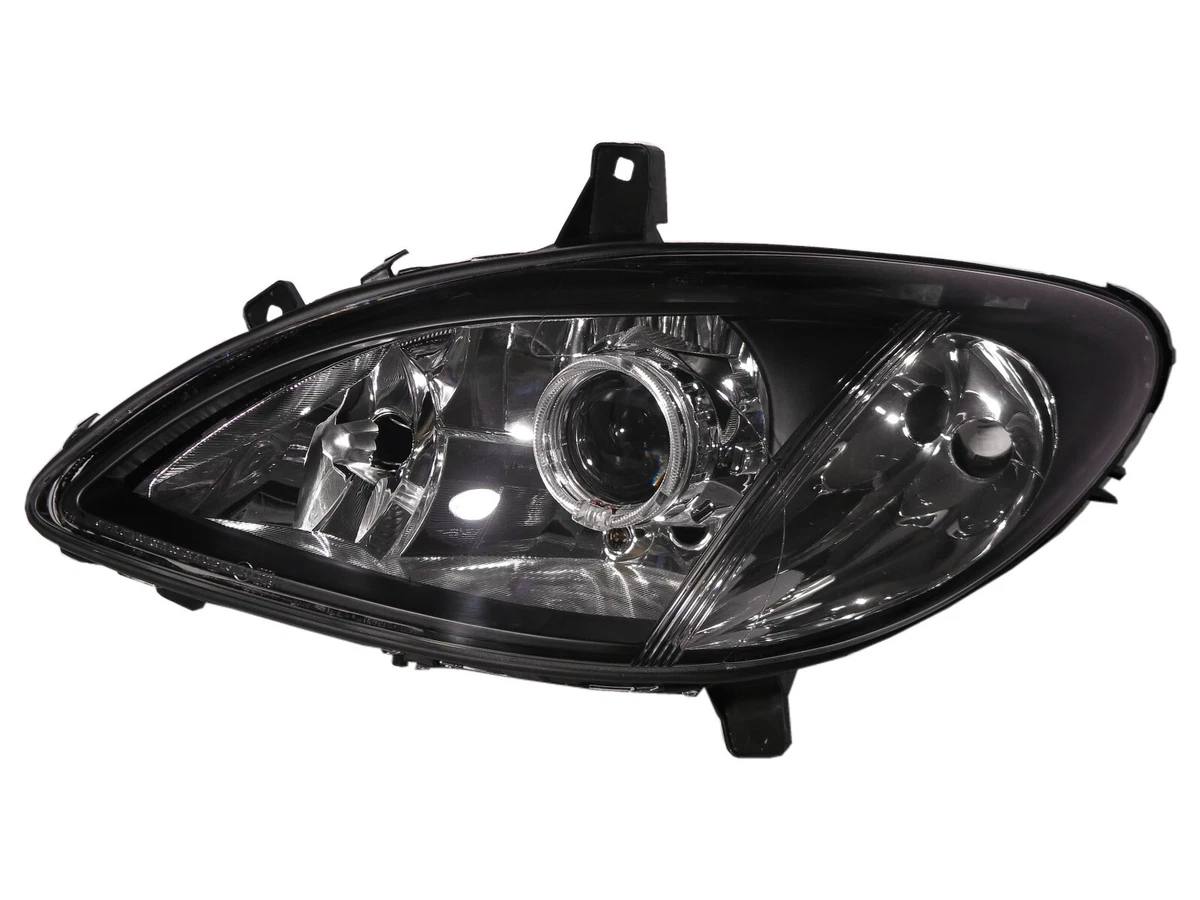 V Class W639 VITO 03 10 Guide LED Angel Eye Headlight BK for