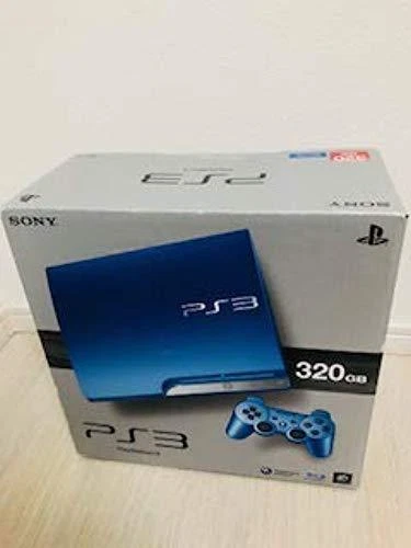 SONY PS3 PlayStation 3 320GB CECH-3000BSB Splash Blue Game Console  Controller