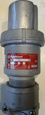 #ad Appleton PowerTite 60A 600VAC Electrical Plug Gray Metal ACP6034BC $199.00