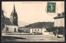 CPA Saint-Jean-le-Vieux, Vue du Clocher 