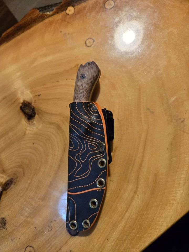 Funda de bolsillo Bradford Guardian 3 Kydex 2 juegos de básculas de mango Micarta Foto 4 de 4
