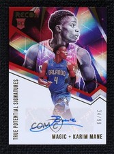 2020-21 Panini Recon True Potential Signatures Red 34/99 Karim Mane Auto 19ky