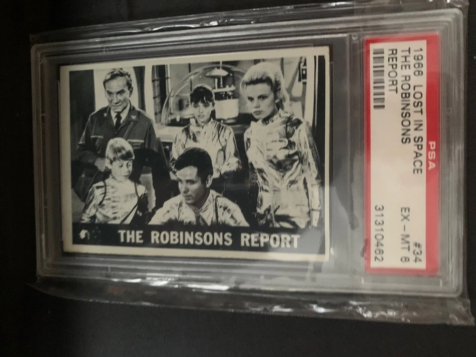 Vintage 1966 Lost In Space #34 The Robinsons Report PSA 6 Ex-Mint - Image 3 of 4