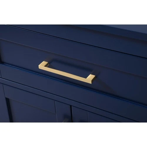 Elegant Lighting SC012430BL Adian Blue Bathroom Storage Cabinet - Picture 6 of 11