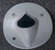 Burleighware Burgess Leigh Pocket vase ERNEST BAILEY mid century sunburst MCM
