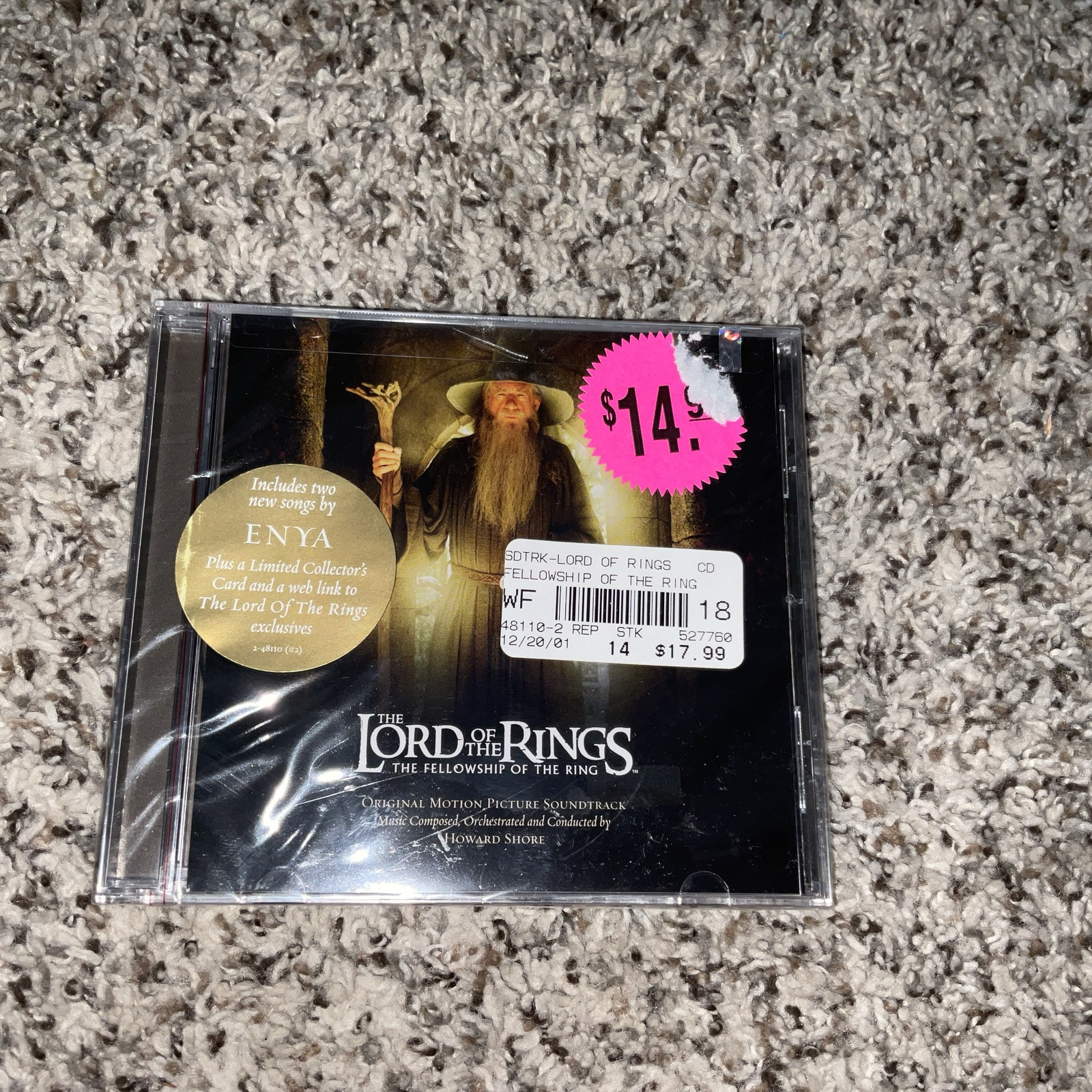 The Fellowship Of The Ring (Motion Picture Soundtrack)   Howard Shore - CD
