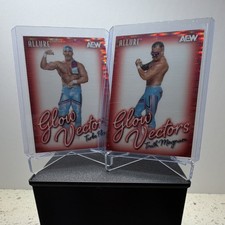 Upper Deck 2025 AEW Allure Glow Vectors Red /199 Turbo Floyd Truth Magnum Lot