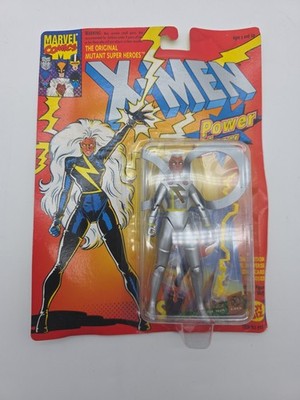 ToyBiz X-Men STORM Action Figure Gray Version Marvel Uncanny  Prof X Card Sku2