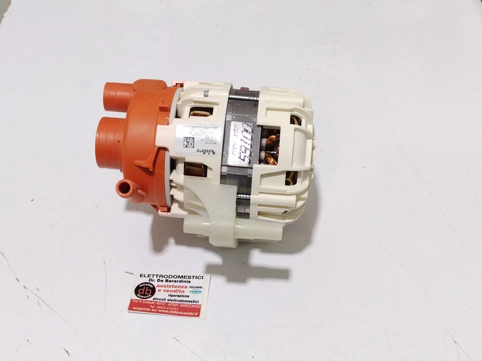 Motor Bomba Lavado Motopompa lavastoviglie SMEG Tipo Ignición AC 795210632 - Imagen 3 de 4