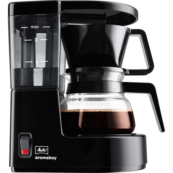 Melitta 1015-02 Aromaboy Filterkaffeemaschine 2 Tassen 500W Schwarz-image
