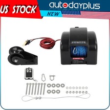 45 Lbs Boat Anchor Winch Electric Marine Winch With Wireless Remote Free Fall
