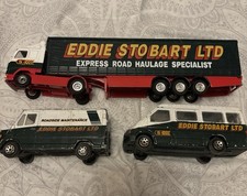 Eddie Stobart Corgi Trailer Truck, Transit Van Roadside Maintenance And Lois Van