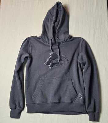 Steady Hands Snarling Hand Shadow Dog Sweatshirt XXS Gray Graphic Unisex Rare