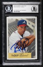 BAS 2002 Bowman Heritage Rafael Furcal #180 BGS Authentic Auto