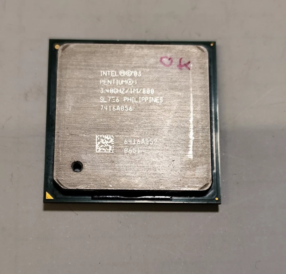 Processeur Intel Pentium 4 SL5TJ - 1,5 GHz - Socket 478 - Testé Fonctionnel