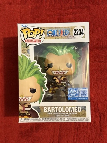 Funko Pop Animation One Piece Bartolomeo #2234 Funko Exclusive SEE PICTURES (D1)